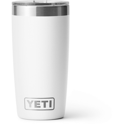 Yeti Coolers Rambler 10oz Tumbler Thermosbeker (Maat 296ml, Wit)