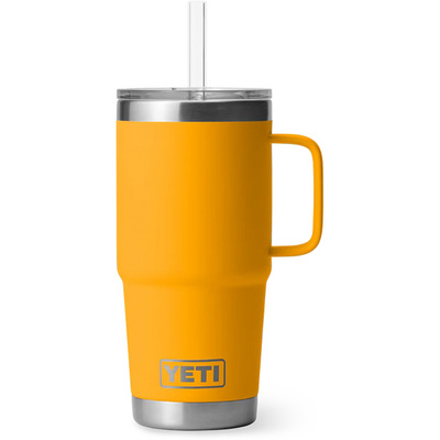Yeti Coolers Rambler 25oz Straw Thermosbeker (Maat 739ml, Blauw)