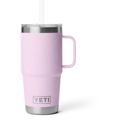 Yeti Coolers Rambler 25oz Straw Thermosbeker (Maat 739ml, licht roze)