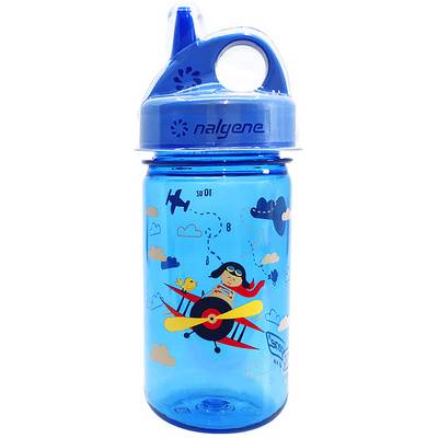 Nalgene Kinderen Grip-N-Gulp Sustain Drinkfles (Maat 0.35L, Blauw)
