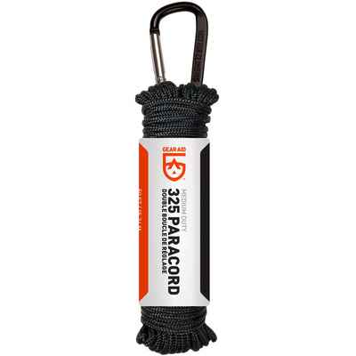 GearAid Paracord 325 Touw (Maat 15M, Zwart)