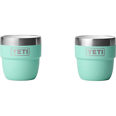 Yeti Coolers 2-pack 4oz Espresso kopjes (Maat 2x 118ml, Turquoise)