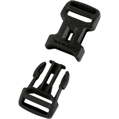 Mammut Dual Adjust Side Squeeze Buckle (Maat 25mm, Zwart)
