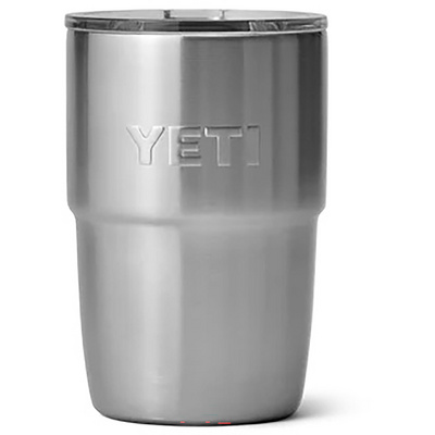 Yeti Coolers Rambler 8oz Tumbler Geïsoleerde mok (Maat 326ml, Zilver)