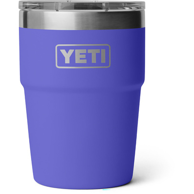 Yeti Coolers Rambler 16oz Stackable Geïsoleerde mok (Maat 473ml, Paars)