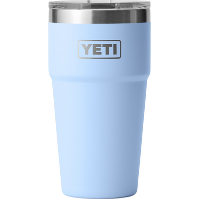 Yeti Coolers Rambler 20oz Stackable Geïsoleerde mok (Maat 591ml, Blauw)