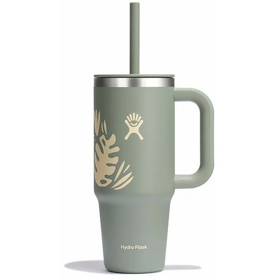 Hydro Flask 24oz All Around Travel Tumbler Geïsoleerde mok (Maat 0.71L, Groen)