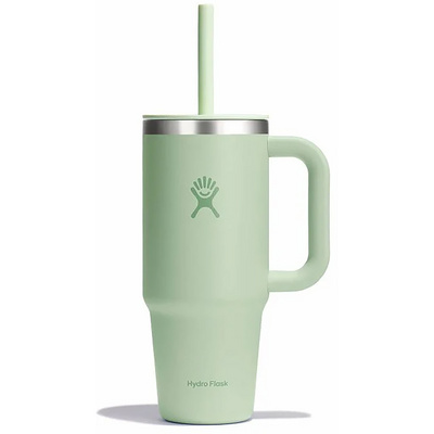 Hydro Flask 24oz All Around Travel Tumbler Geïsoleerde mok (Maat 0.71L, Groen)