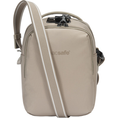 Pacsafe schoudertas beige