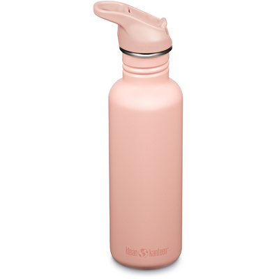 Klean Kanteen Gourde Classic Flip Sport (taille 0.8L, Orange)