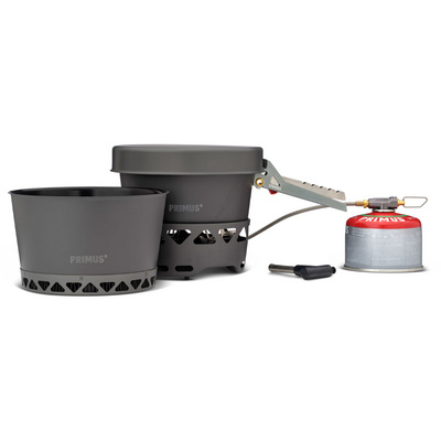 Primus Primetech 2x2.3L + Pfanne Brander Set (Maat ONE SIZE, Zwart)