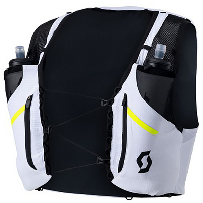 Scott Gilet de trail running RC PRO TR' 10 (taille 10L | L, Blanc)
