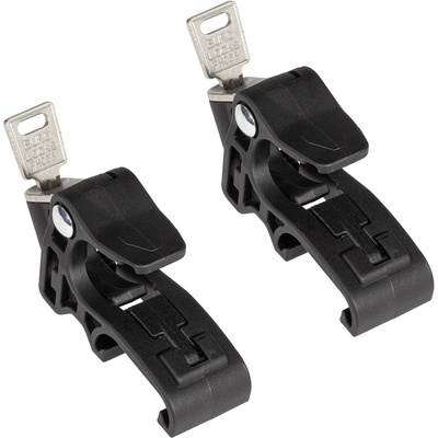 Ortlieb QL2 Lock serrure à fermeture identique (taille ONE SIZE, Noir)