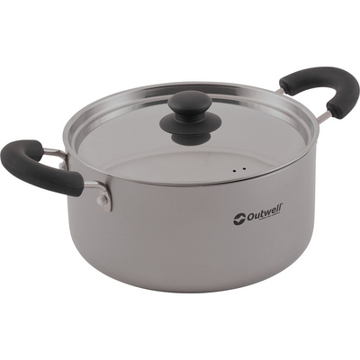 Outwell Feast Ceramic Pot (Maat 3L, Zilver)