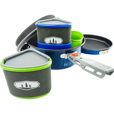 GSI Batterie de cuisine Bugaboo Ceramic Backpacker (taille ONE SIZE, Gris)