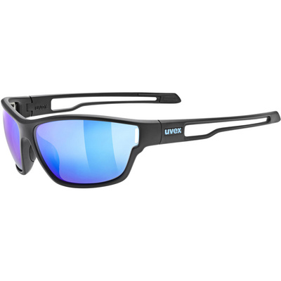 Uvex Sportstyle 806 Sportbril (Maat One Size, Zwart)