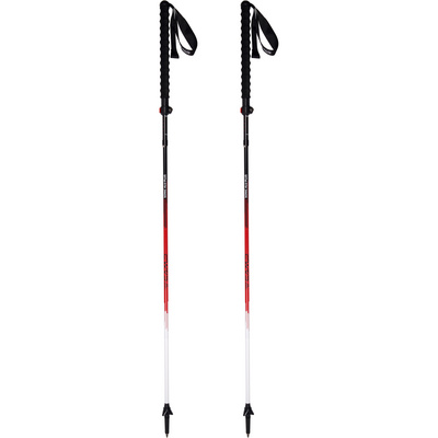 Camp Sonic Alu Plus Wandelstokken (Maat 115-135cm, Rood)