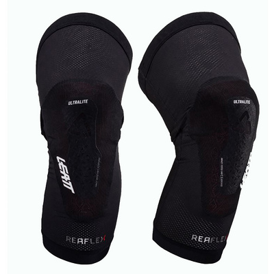 Leatt ReaFlex UltraLite Kniebeschermer (Maat XXL, Zwart)