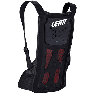 Leatt ReaFlex Stealth Rugbeschermer (Maat XXL, Zwart)