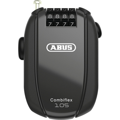 Abus Rest 105 Combiflex Kabelslot (Maat 105CM, Zwart)