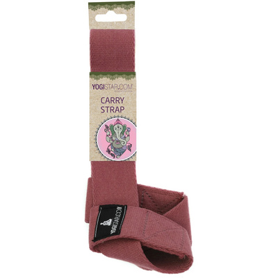 Yogistar Yogamat draagband (Maat One Size, Rood)