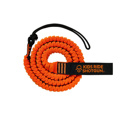 Kids ride Shotgun Kinderen MTB Tow Rope Afsleeptouw (Maat 1.7 - 3.3m, Oranje)