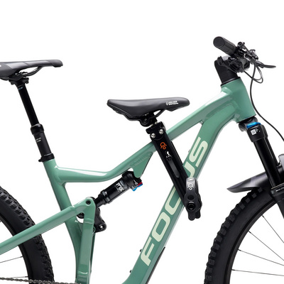 Kids ride Shotgun Kinderen OG MTB Front Kinderzitje (Maat One Size, Zwart)