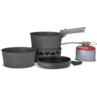 Primus Primetech II 2x1.3L W. Pfanne Brander Set (Maat ONE SIZE, Zwart)