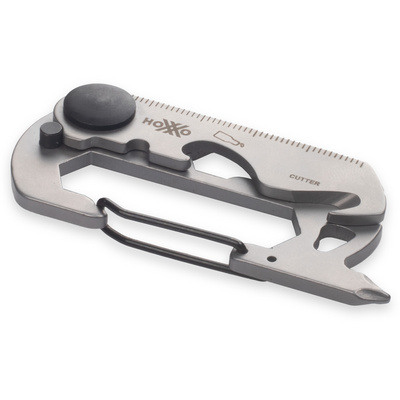 Hoxxo Stainless Flat Multitool (Maat One Size, Zilver)