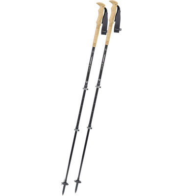 Komperdell Carbon Ultra Zero Wandelstokken (Maat 105-140cm, Zilver)