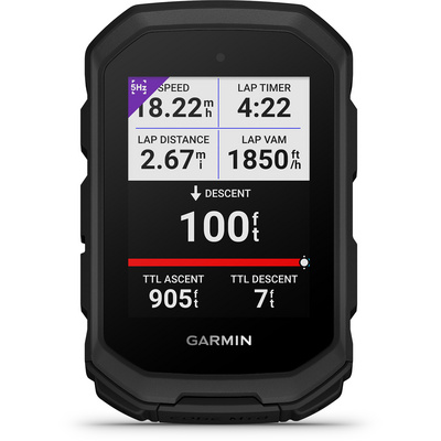 Garmin Edge MTB Fietscomputer (Maat One Size, Zwart)