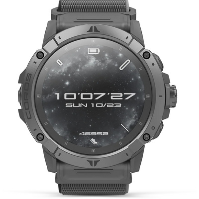 Coros Montre GPS Vertix 2S (taille One Size, Gris)