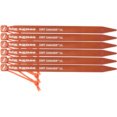 Big Agnes Dirt Dagger 7,5 inch, set van 6 haringen
