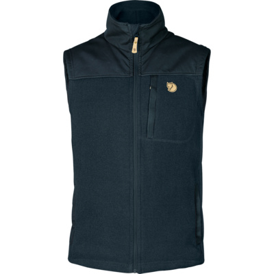 Fjällräven Heren Buck Fleece Bodywarmer (Maat S, Blauw)