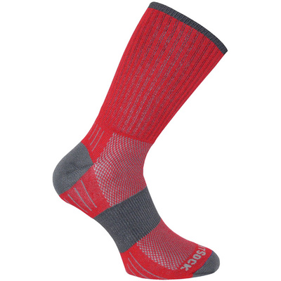 Wrightsock Escape Crew sok (Maat 45.5 , Rood)