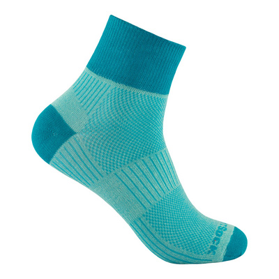 Wrightsock Coolmesh II Quarter sok (Maat 34 , Turquoise)
