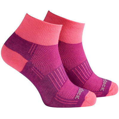 Wrightsock Dames Coolmesh II Quarter sok (Maat 37.5 , Roze)