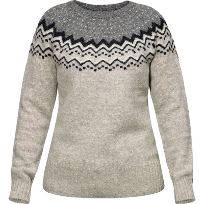 Fjällräven Dames Övik Knit Pullover (Maat L, Grijs)