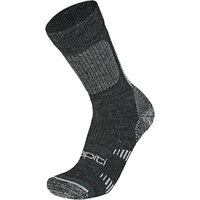 Wapiti Trek S06 Merino sokken (Maat 45 , Zwart)