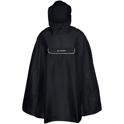 Vaude Valdipino poncho (Maat L, Zwart)