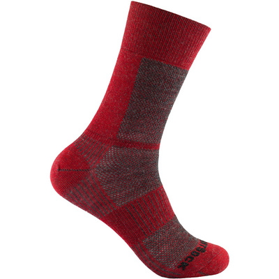 Wrightsock Coolmesh II Merino Crew sok (Maat 34 , Rood)