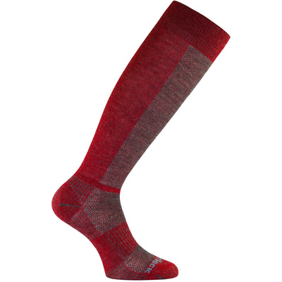 Wrightsock Coolmesh II Merino OTC sok (Maat 37.5 , grey-fire-red)