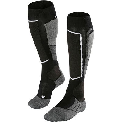 Falke Heren SK 2 Wool Sokken (Maat 46 , Zwart)