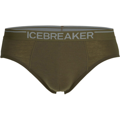 Icebreaker Heren Anatomica boxer (Maat L, Olijf)