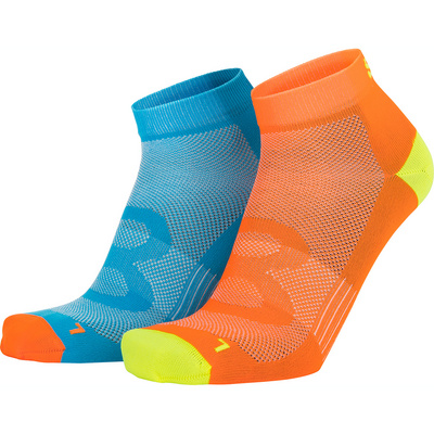 Eightsox Sport Color Edition 2-pak sokken (Maat 35 , Oranje)