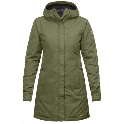 Fjällräven Dames Kiruna Padded Mantel (Maat L, Groen)