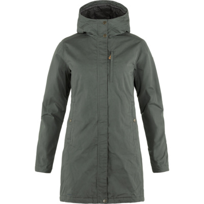 Fjällräven Dames Kiruna Padded Mantel (Maat XS, Grijs)