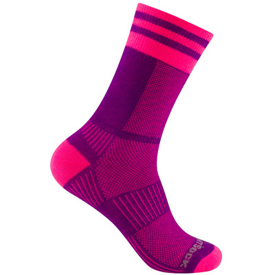 Wrightsock Dames Coolmesh II Crew sok (Maat 34 , Roze)