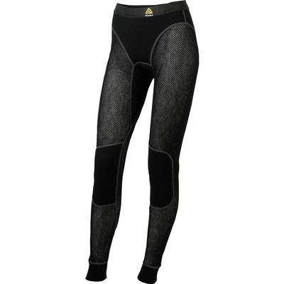 Aclima Dames Woolnet Longs Broek (Maat XS, Zwart)