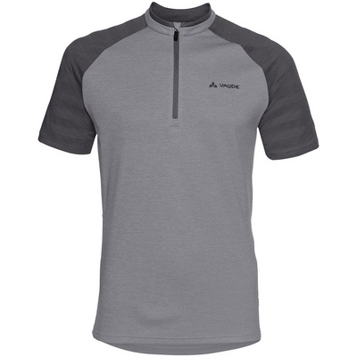 Vaude Heren Tamaro fietsshirt (Maat S, Grijs)